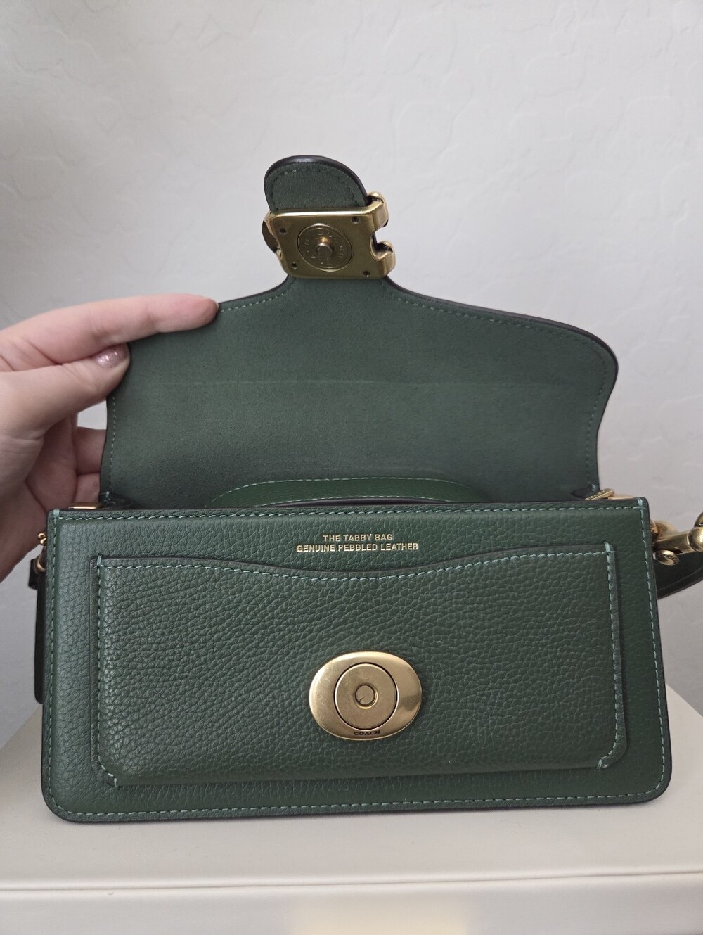 Coach Tabby 20 Bag Green - Picture 7 of 9